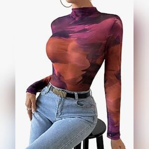 🦋 Sheer Multicolor Top